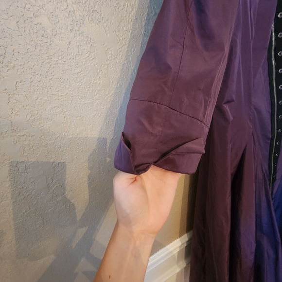 77 Purple Dress with Zipper Size 12 - Picture 4 of 10